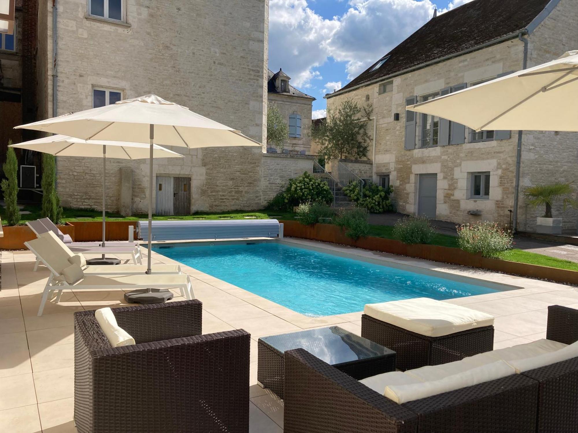 La Villa Lombardi En Champagne, Avec Piscine Privee Et Jacuzzi Les Riceys Екстер'єр фото